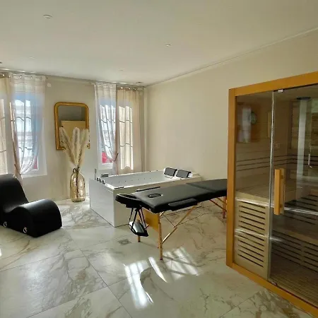 Ferienhaus Maison Bien-etre Balneo Et Sauna Cosy Et Chaleureux *